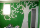Wall Art by Allyson, Whimsical tree, tree mural, hand painted mural,kids room mural, unisex mural